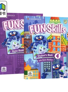 Cambridge Fun Skills Students Pack with Home Skills Booklet Level 4 自学套装 英文原版 剑桥英语