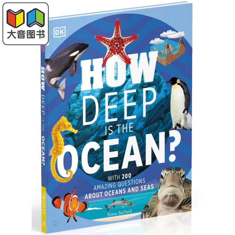 How Deep is the Ocean?DK海洋有多深 英文原版 进口图书 儿童科普绘本 科学百科知识图书 儿童百科全书 大音
