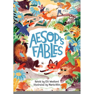 Marta Altes 精品绘本系列 Aesops Fables 伊索寓言 英文原版儿童彩色插画图画书 儿童文学 故事书 名家绘本 5~9岁 Macmillan