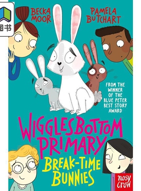 预售 威格尔斯伯勒小学6 课间小兔子 Wigglesbottom Primary Break-Time Bunnies 英文原版 儿童短篇校园故事 小初文学 大音