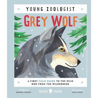 小动物家 大灰狼 Young Zoologist Gray Wolf 英文原版 儿童科普绘本 动物知识百科图画书 精装绘本 进口儿童读物 大音