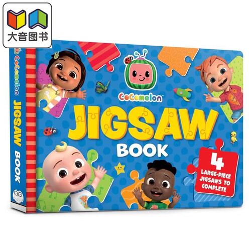 CoComelon Jigsaw Book 拼图书 可可西瓜 英文原版 进口图书 低幼儿童绘本活动书 大音