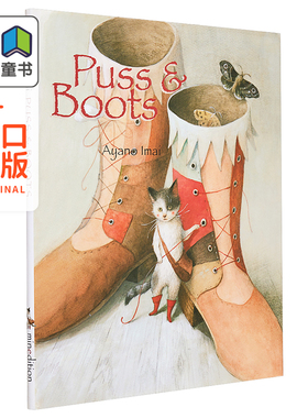 Ayano Imai Puss & Boots 穿长靴的猫 英文原版 进口图书 经典童话故事 儿童绘本 图画书 5-7岁