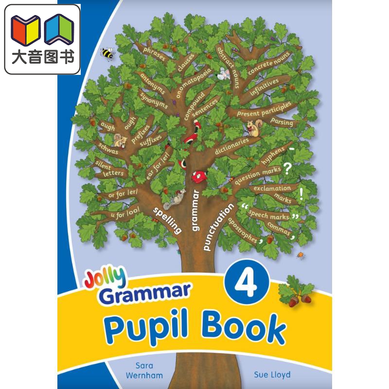 快乐语法4 学生用书 手写体字母 英式英语版 Jolly Grammar 4 Pupil Book In Precursive Letters 英文原版进口 大音