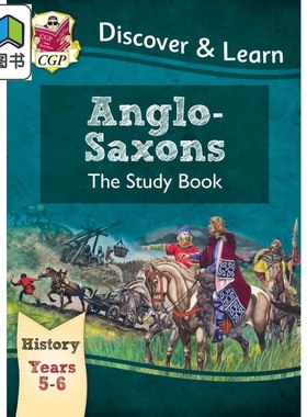 英国CGP KS2 Discover & Learn: History - Anglo-Saxons Study Book, Year 5 & 6 大音