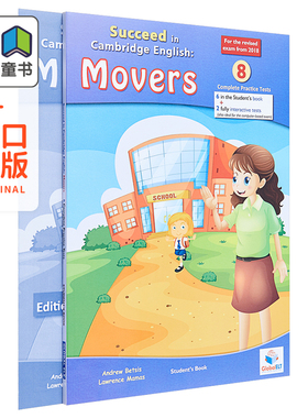 GLOBAL ELT Cambridge A1 YLE I Movers  8 Practice Tests Students Edition with CD & Answers  练习测试学生版