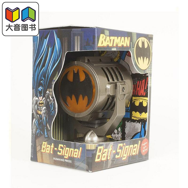 蝙蝠侠 蝙蝠信号灯 英文原版 batman: metal die-cast bat-signal 大