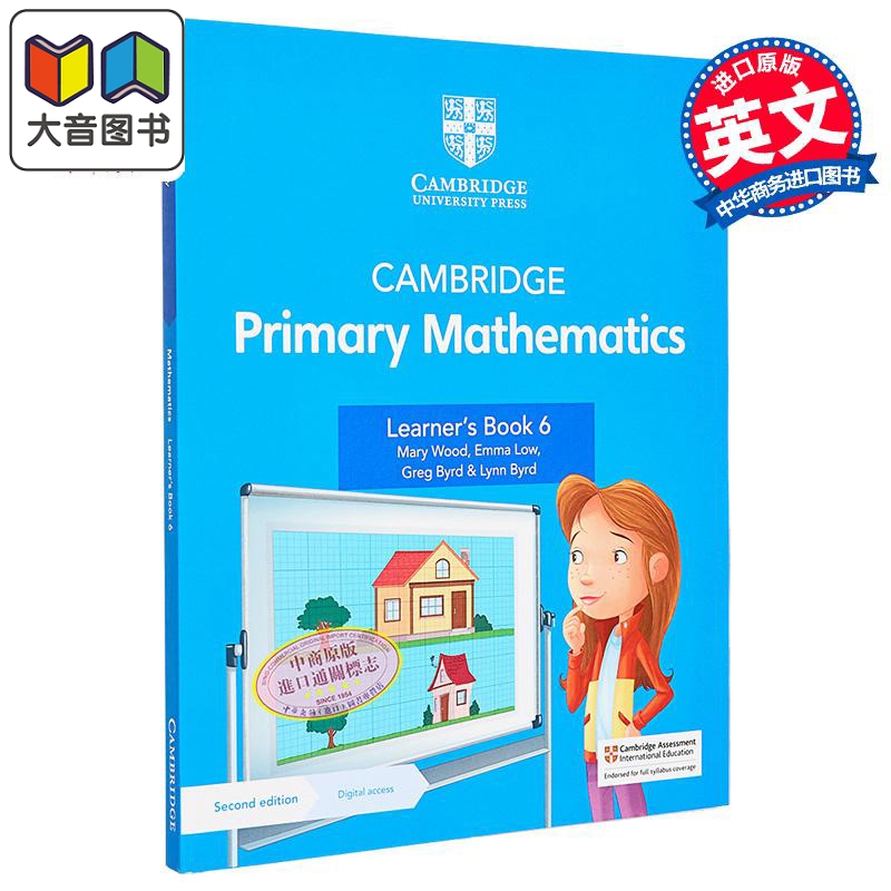 NEW Cambridge Primary Mathematics Learner's Book 6 with Digital Access (1 Year) 剑桥小学数学学生书六年级 大音