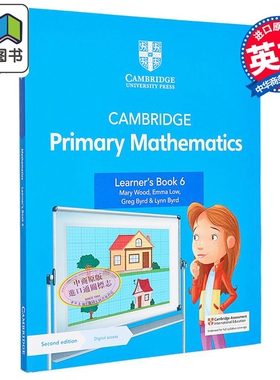 NEW Cambridge Primary Mathematics Learner's Book 6 with Digital Access (1 Year) 剑桥小学数学学生书六年级 大音