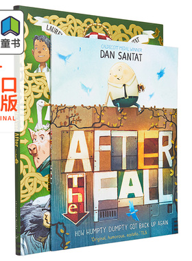 Dan Santat 儿童故事绘本2册套装 讲不完的童话 Endlessly Ever After 秋天之后 After the Fall 3-6岁 英文原版 大音