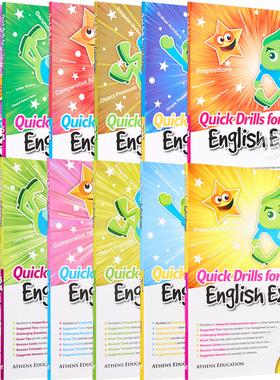 香港小学英语 Quick Drills for English Exams P1-6 一至六年级 AB册 英语考试快速演练 香港教育图书出版小学教材工具书暑?