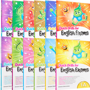 香港小学英语 Quick Drills for English Exams P1-6 一至六年级 AB册 英语考试快速演练 香港教育图书出版小学教材工具书暑?