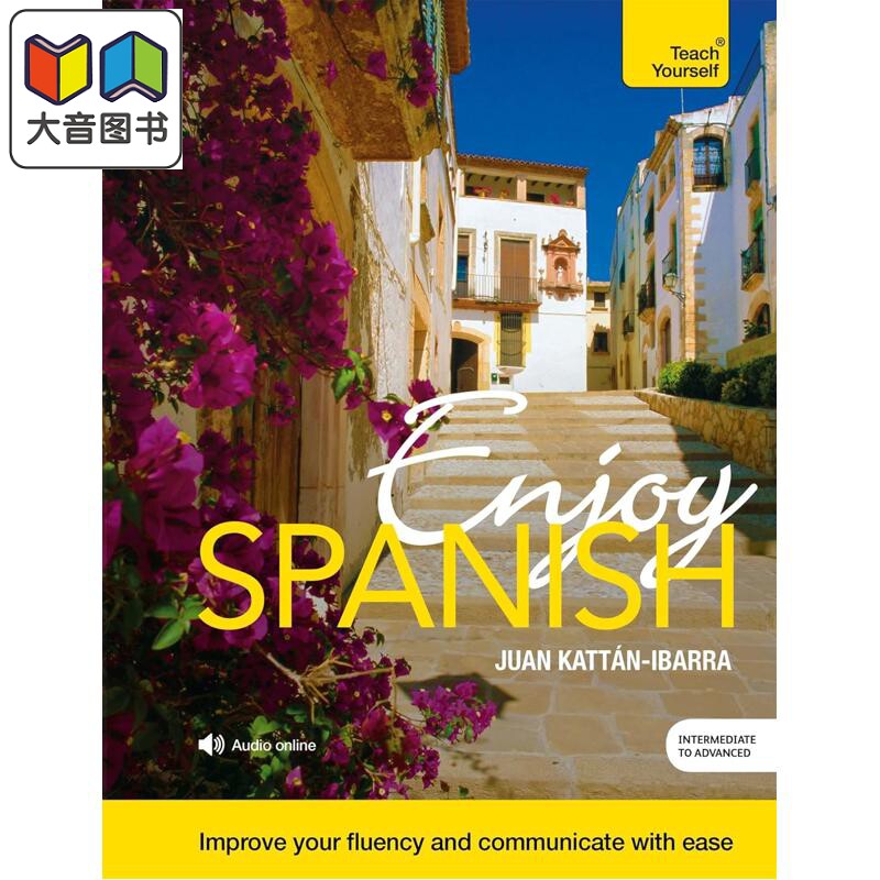 预售 西班牙语中级至高阶课程Enjoy Spanish Intermediate to Upper Intermediate Course Improve fluency communicate 大音