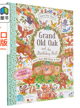 Freya Hartas Grand Old Oak and the Birthday Ball 大橡树和生日舞会 英文原版 进口图书 儿童绘本 故事图画书 大音