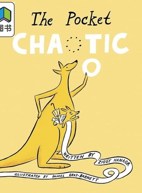袋鼠妈妈的神奇口袋 The Pocket Chaotic 英文原版 儿童绘本 动物故事图画书 精装亲子绘本 进口英文童书 3-6岁 大音
