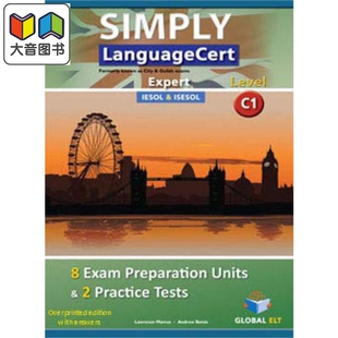 SIMPLY 含答案 套印版 LanguageCert CEFRC1 Tests Preparation Practice 朗思考试 备考和模拟题 大音 CEFR