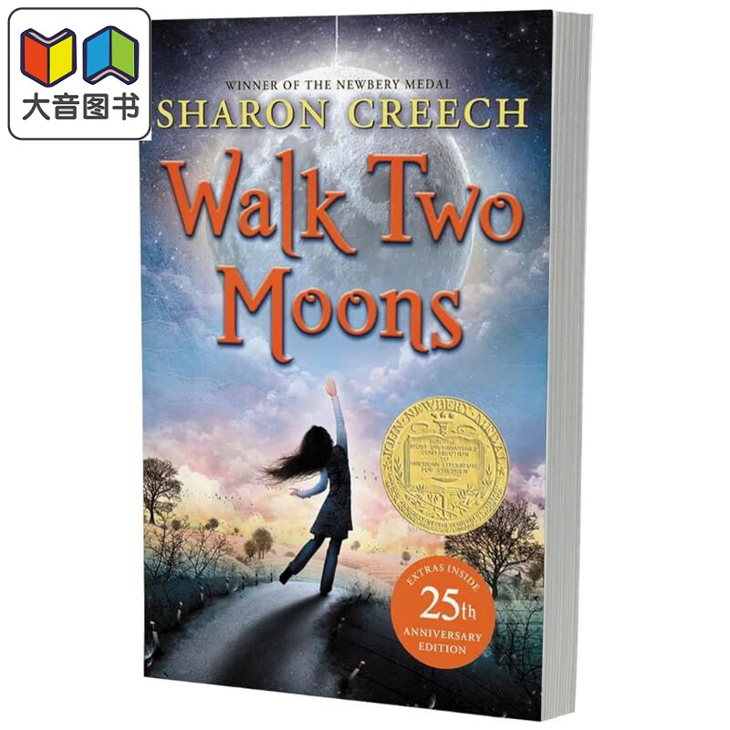纽伯瑞 印第安人的麂皮靴 纽伯瑞金奖Walk Two Moons A Newbery Award Winn英文原版 获奖儿童文学经典小说 进口 大音图片