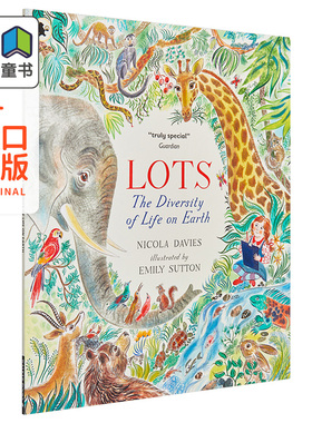预售 Lots:the diversity of life on earth 很多:地球上生命的多样性 英文原版 5岁以上 少儿科普绘本 Nicola Davies