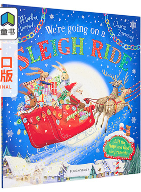 We're Going on a Sleigh Ride 小兔兔一族：坐雪撬 英文原版 儿童故事绘本 Martha Mumford 4-6岁 大音