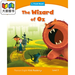中心词600 大音 readers培生小学英语分级绘本3级 Wizard kids 绿野仙踪The 原版 Pearson 蓝思值460L English