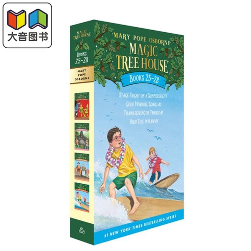 Magic Tree House Volumes 神奇树屋卷25-28套装 英文原版进口小初文学 6-9岁 儿童章节桥梁书 Mary Pope Osborne 大音