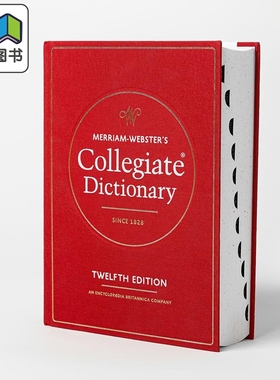 预售 2025新版 韦氏大学词典 第12版 Merriam Webster s Collegiate Dictionary 12th Edition 英文原版英语参考工具书 大音