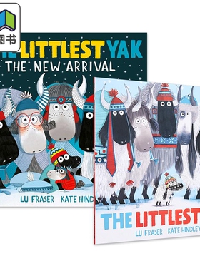 预售 Kate Hindley 小牦牛系列儿童故事绘本2册套装 The Littlest Yak The New Arrival 英文原版进口图书 大音