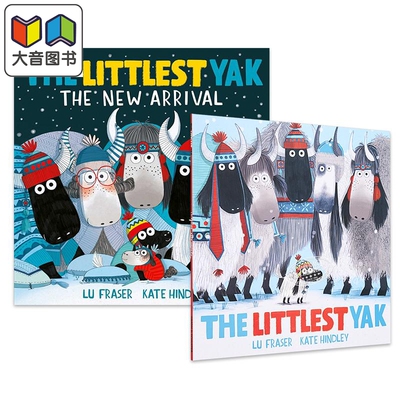 预售 Kate Hindley 小牦牛系列儿童故事绘本2册套装 The Littlest Yak The New Arrival 英文原版进口图书 大音