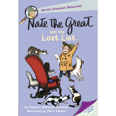 小侦探内特9 丢失的名单 Nate the Great and the Lost List 桥梁章节书 7~12岁 英文原版 儿童小初文学故事书 大音