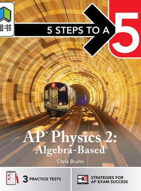 5 Steps to a 5: AP Physics 2 Student edition 2025新版五步速成系列：AP考试物理2 McGraw-Hill英文原版进口 大音