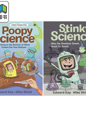 便便科学+臭臭科学 共2册 英文原版童书 Poopy Science Stinky Science 儿童科普绘本读物 进口 百科知识图书 大音