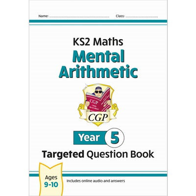 预售 New KS2 Maths Year 5 Mental Arithmetic Targeted Q KS2数学五年级心算目标题集练习册 含在线答案和音频测试 大音