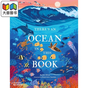 藏在书中的海洋 Theres an Ocean in This Book 英文原版 儿童科普绘本 自然科学图画书 精装精品绘本 进口童书 大音