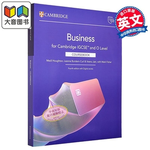 Digital 大音 IGCSE Business Coursebook Level Cambridge Access 剑桥IGCSE和OLEVEL商科教材 with 含2年在线账号