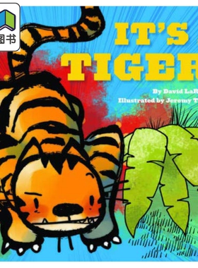 It's a Tiger! 这是老虎 英文原版 进口原版 4岁到7岁 精装 趣味儿童图画书 Jeremy Tankard