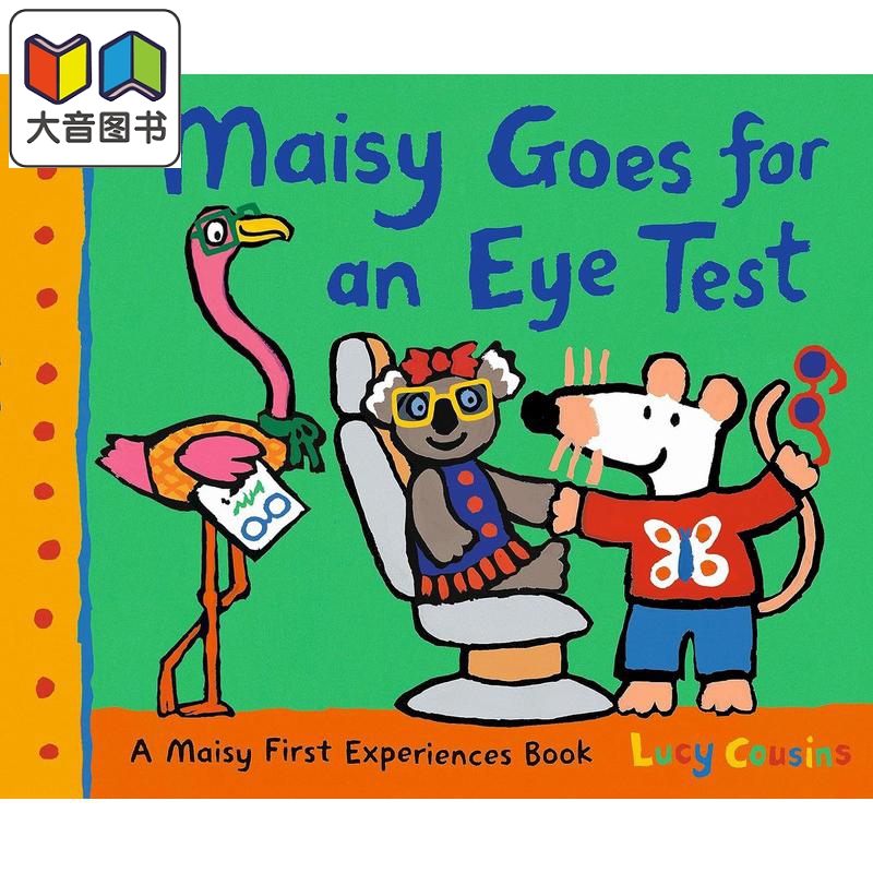 预售 小鼠波波的视力检查 Maisy Goes for an Eye Test 英文原版 儿童绘本 动物故事图画书 精装进口童书 Lucy Cousins 大音 书籍/杂志/报纸 儿童读物原版书 原图主图