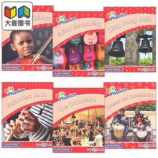 快乐自然拼读读物1级 Phonics Level 英文原版 大音 Jolly 英语版 Our Readers 世界 我们 World 幼儿教辅 手写体英式