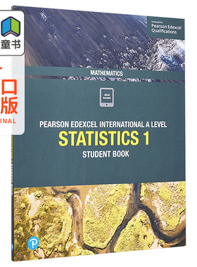 预售 Pearson Edexcel International A Level 培生爱德思 Alevel 考试 Statistics 1 Student Book 统计数学学生用书