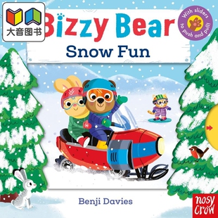 动物故事 Bear 英文原版 Bizzy Benji 6岁 Fun Snow 大音 小熊很忙：24 Davies 儿童绘本