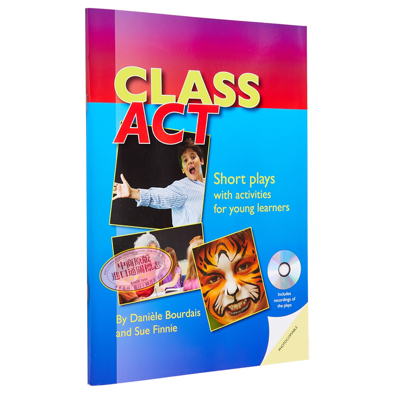 Class Act Book with photocopiable activities + Audio CD课堂表演 含可复印的活动材料+音频CD 英文原版进口 大音