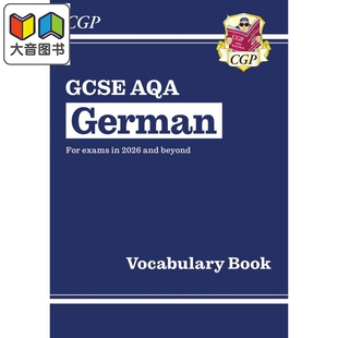Vocabulary 2026 for 考試 新版 適用于2026年以后 Book New GCSE AQA 德語 from 大音 exams 詞匯書 German