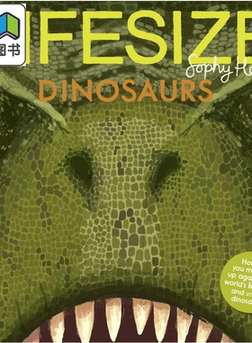 Sophy Henn Lifesize Dinosaurs 动物的真实尺寸 恐龙 猜猜我有多大英文原版 儿童绘本 史前动物知识 科普图画书 大音