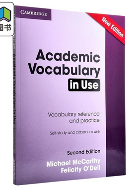 剑桥英语学术词汇（第2版）英文原版 Academic Vocabulary in Use Edition with Answers Michael McCarthy 大音
