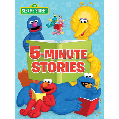 Sesame Street 5-Minute Stories 芝麻街5分钟故事 英文原版 进口原版 精装 3岁到7岁 儿童图画书故事书