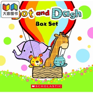 学乐点点猫与棒棒狗 Dot And Dash Collection (With Cd) 英文原版 儿童绘本 动物故事图画书 精品绘本 进口图书 大音