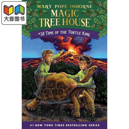 神奇树屋第一季 38 Magic Tree House 38 Time of the Turtle King 儿童初级章节书小说 精装 英文原版小初文学 大音
