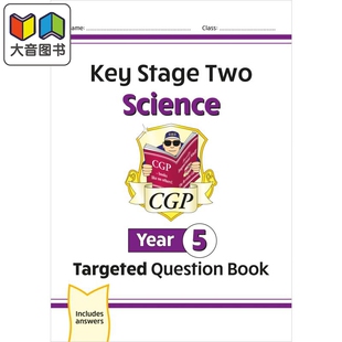 科学 含答案New CGP教辅 KS2 Question 大音 英国原版 Targeted 5年级有针对性 新 Year Science 问题书 Book
