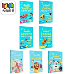 Collins SCRABBLE Junior Book 英文原版柯林斯少儿游戏活动书字典合集 Spelling拼写Puzzle拼图Wordsearch寻字 大音