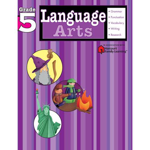 FLASHKID语言艺术习题：5级 英文原版 Language Arts: Grade 5 教材教辅 小学5年级