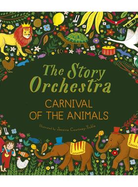 The Story Orchestra 故事管弦乐队 Carnival of the Animals 动物狂欢节 有声读物英文原版书 聆听维瓦尔第音乐 古典音乐童?